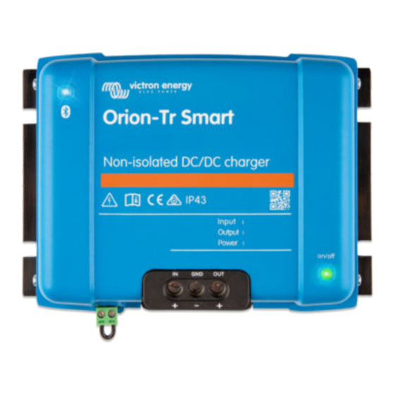 Victron energy Orion-Tr Smart CC-CC Mode D'emploi