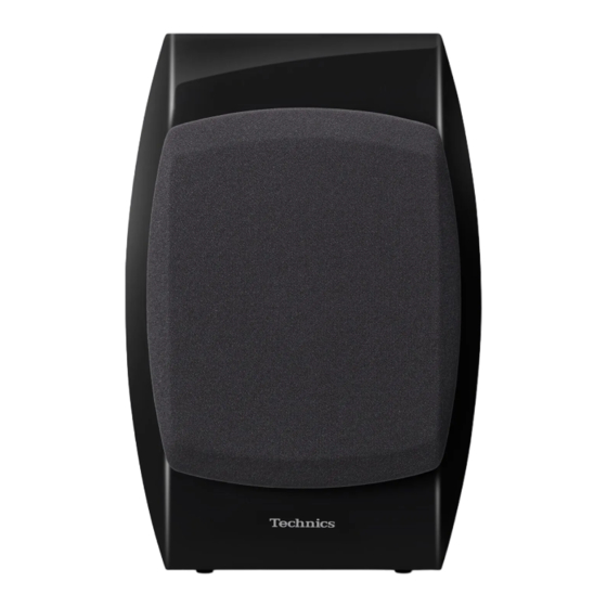 Technics SB-C700E Mode D'emploi
