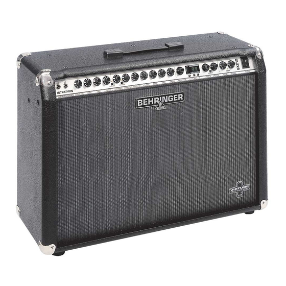 Behringer ULTRATWIN GX212 Notice D'utilisation