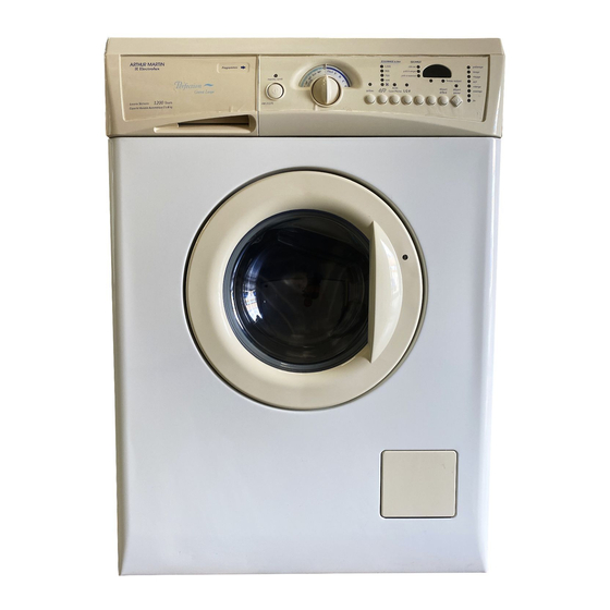 Electrolux Arthur Martin AW2127S Manuels