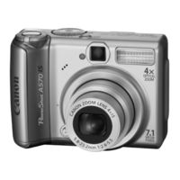 Canon PowerShot A570 IS Guide D'utilisation