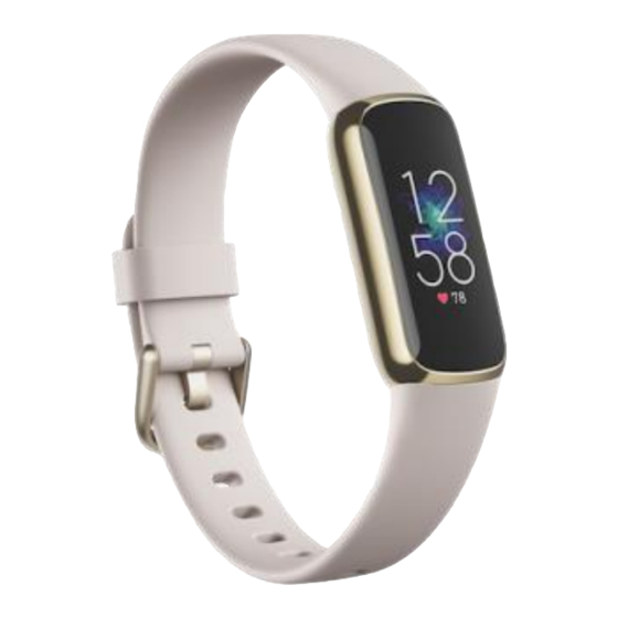 Fitbit luxe Manuel Utilisateur