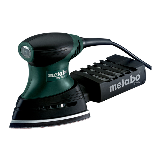 Metabo FMS 200 Intec Mode D'emploi