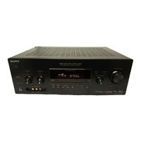 Sony STR-DG910 Mode D'emploi