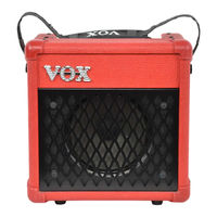 Vox DA5 Manuel D'utilisation