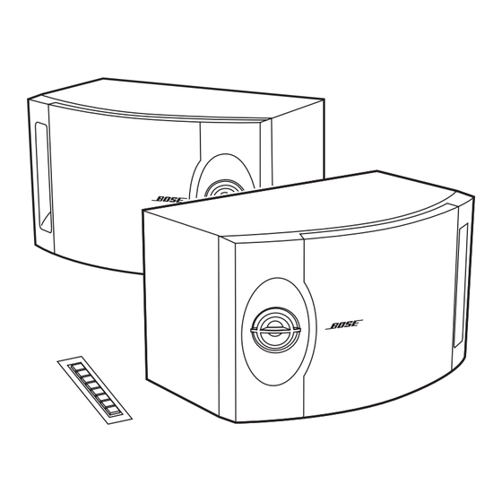 Bose 201 V Série Notice D'utilisation