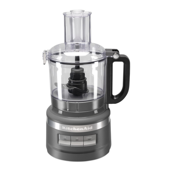 KitchenAid KFP0719 Mode D'emploi