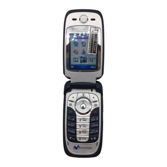 Motorola GSM V360 Manuels