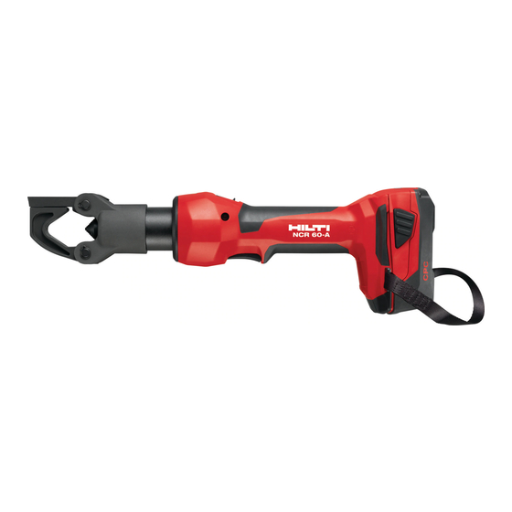 Hilti NCR 060 II-A22 Mode D'emploi