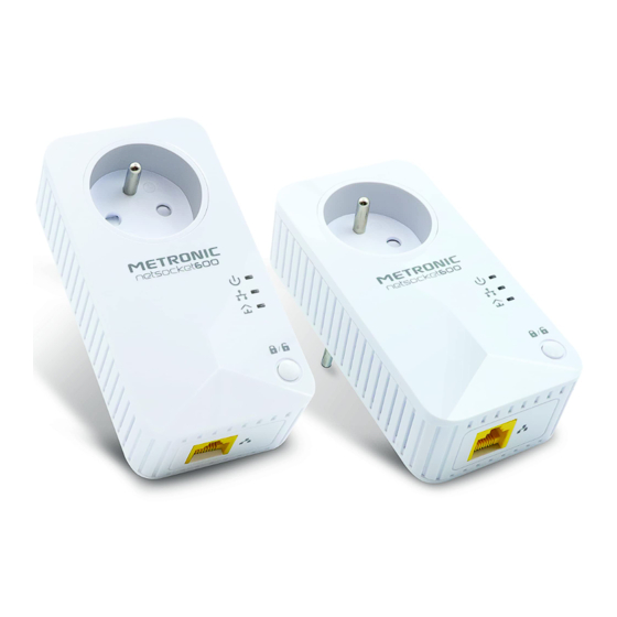 Metronic CPL Duo Netsocket 600 Mode D'emploi