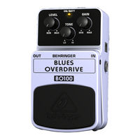 Behringer BO100 Mode D'emploi