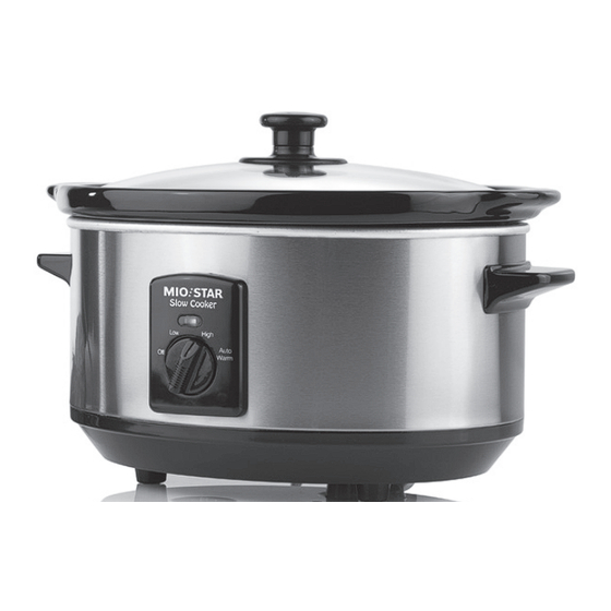 Mio Star Slow Cooker Mode D'emploi