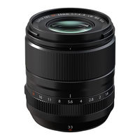 FujiFilm XF23mmF1.4 R Manuel Du Propriétaire