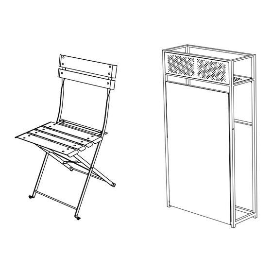 CONFORAMA BALCONY 592555 Instructions De Montage