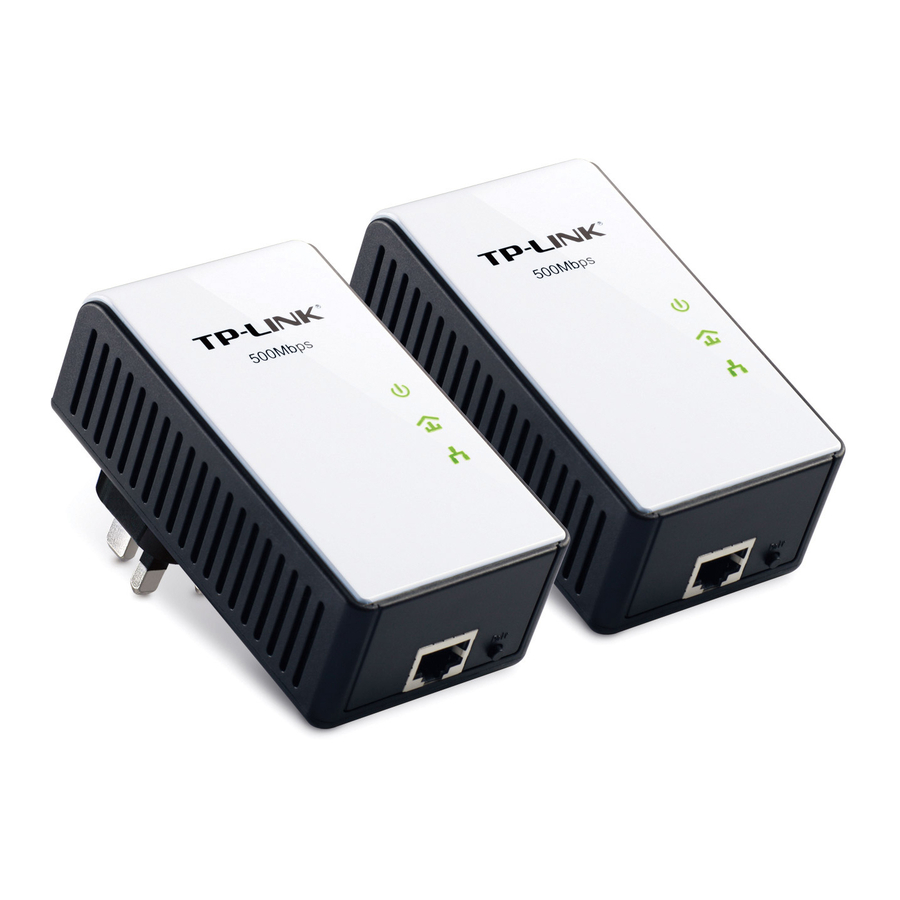 TP-Link TL-PA511 Guide D'installation Rapide