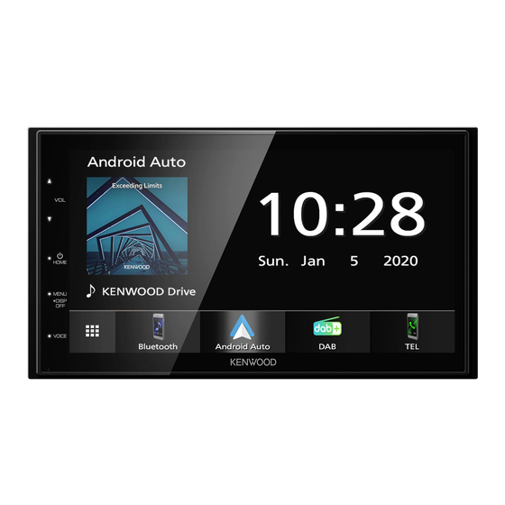 Kenwood DMX5020DABS Mode D'emploi