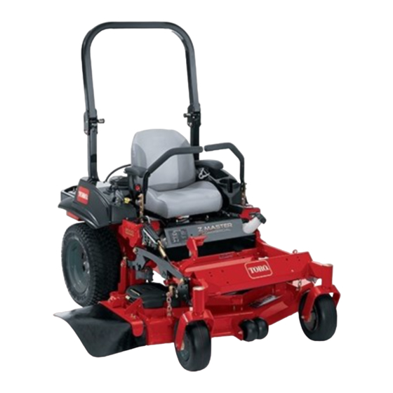 Toro Z Master Commercial 2000 Serie Manuel De L'utilisateur