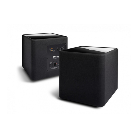 KEF Kube-1 Manuels