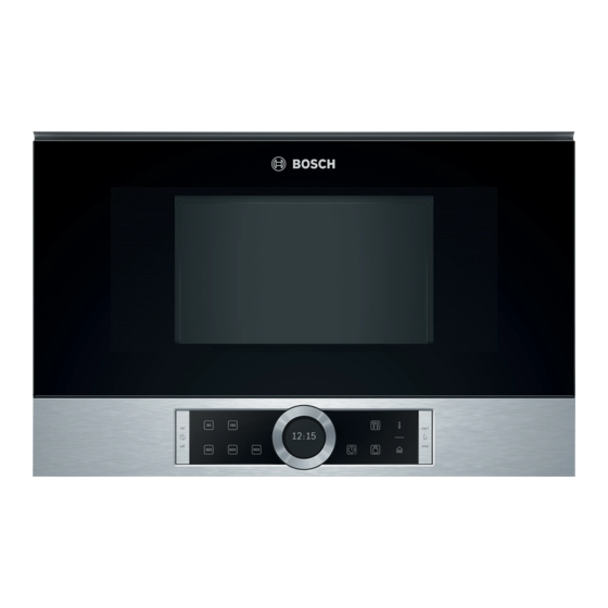 Bosch BF.634G.1 Manuel D'utilisation Et Notice D'installation