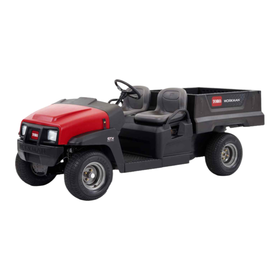 Toro Workman GTX Manuel De L'utilisateur