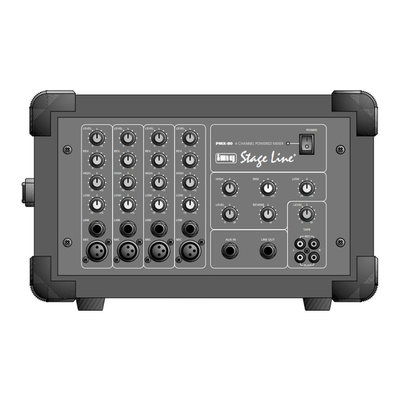 IMG STAGELINE PMX-80 Mode D'emploi