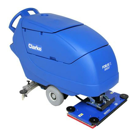 Clarke FOCUS II MID-SIZE AUTOSCRUBBER Manuel D'utilisation