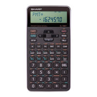 Sharp EL-738XT Mode D'emploi