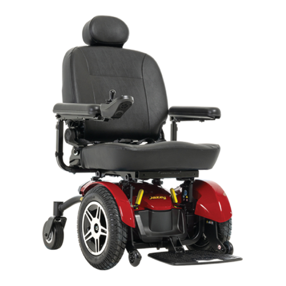 Pride Mobility Products Jazzy Série Manuels