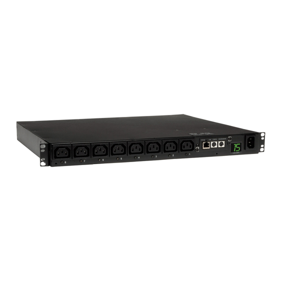 Tripp-Lite PDUMH15NET Manuel De L'utilisateur