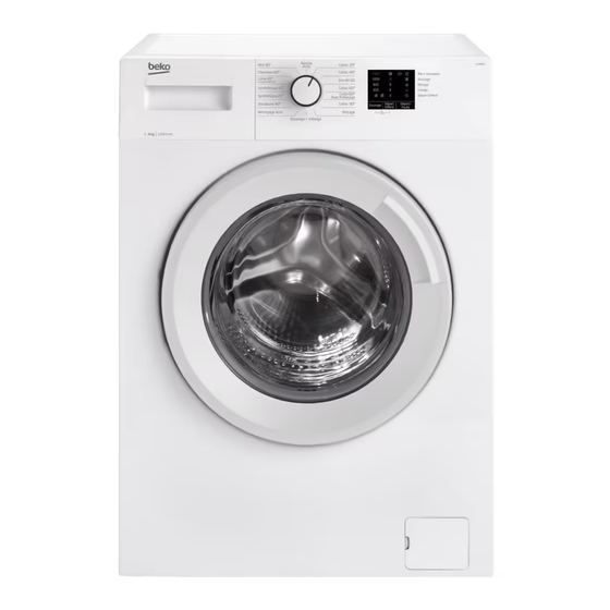 Beko WTE7412XWW Manuel D'utilisation
