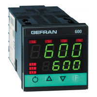 gefran 600 Manuel D'utilisation