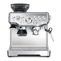 Breville the Barista Express BES870XL Serie Manuel D'instructions