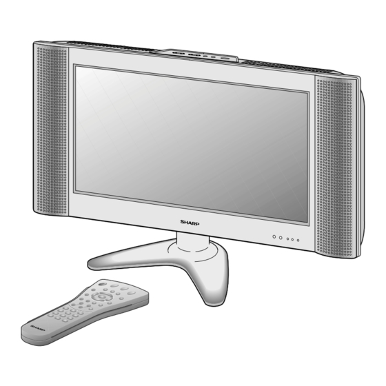 Sharp AQUOS LC-22SV2E Mode D'emploi