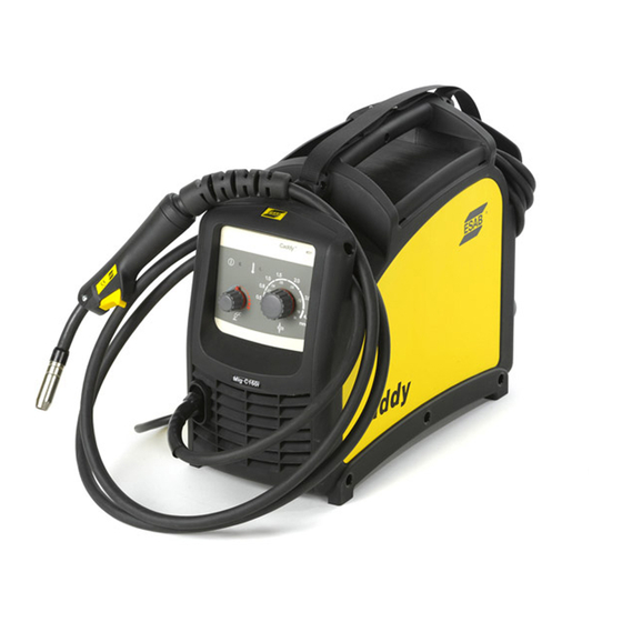 ESAB Caddy Mig C160i Manuel D'instructions