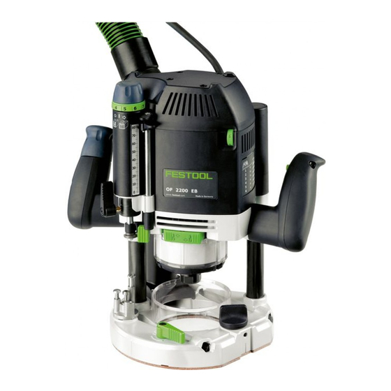 Festool OF 2200 EB Guide D'utilisation