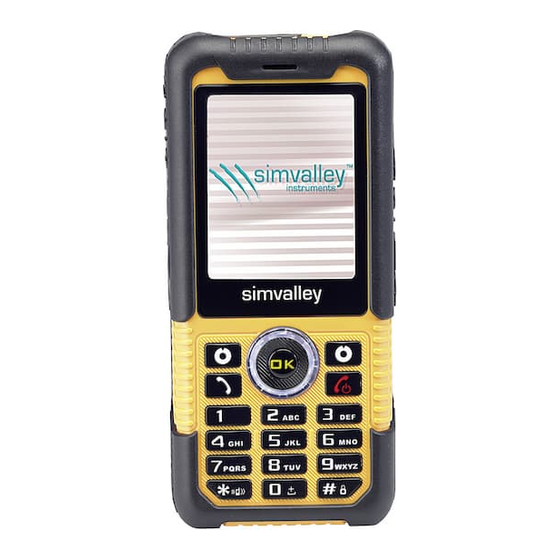 Simvalley Mobile XT-710 V.2 Manuels