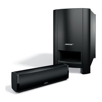 Bose CineMate 15/10 Notice D'utilisation