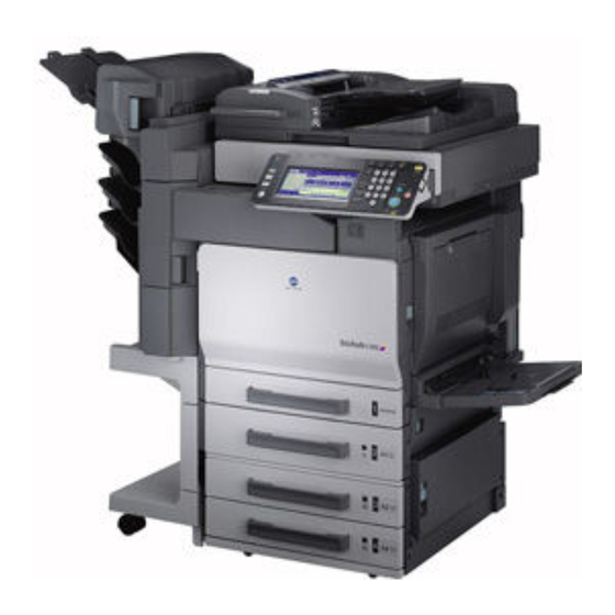Konica Minolta Bizhub C300 Mode D'emploi