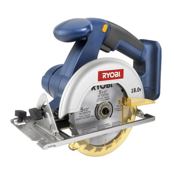 Ryobi P501 Manuel D'utilisation