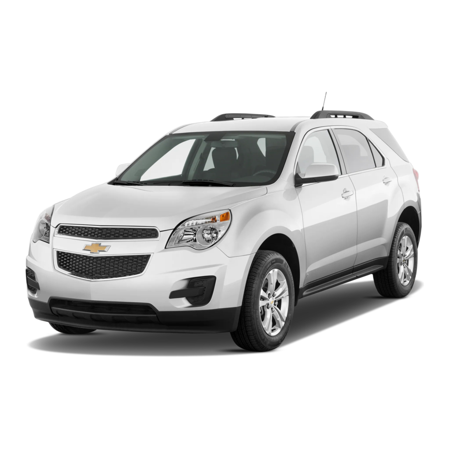 Chevrolet Equinox 2012 Guide Du Propriétaire