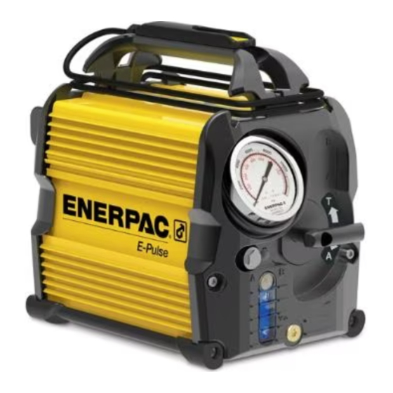 Enerpac E Serie Manuel D'instructions