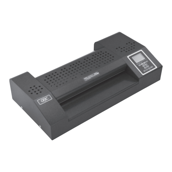 GBC PRO Série Manuel D'utilisation