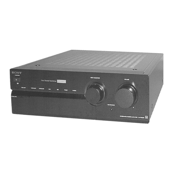 Sony TA-FB930R Mode D'emploi
