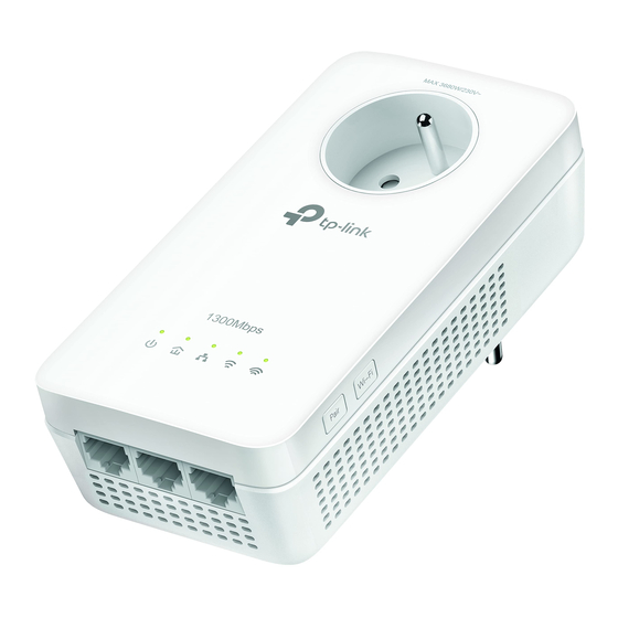 TP-Link TL-WPA8635P KIT Guide D'installation Rapide