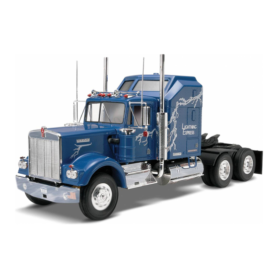 REVELL KENWORTH W-900 AERODYNE CONVENTIONAL Mode D'emploi