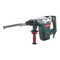 Metabo MHE 56 Notice Originale