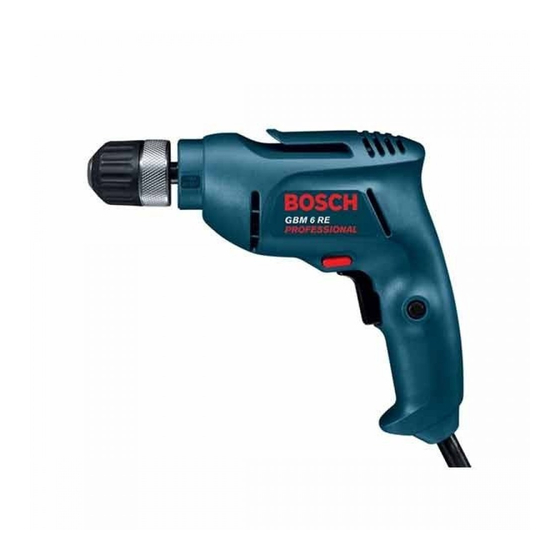 Bosch GBM 6 Manuels