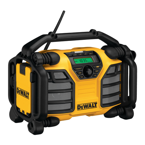 DeWalt DCR015 Guide D'utilisation