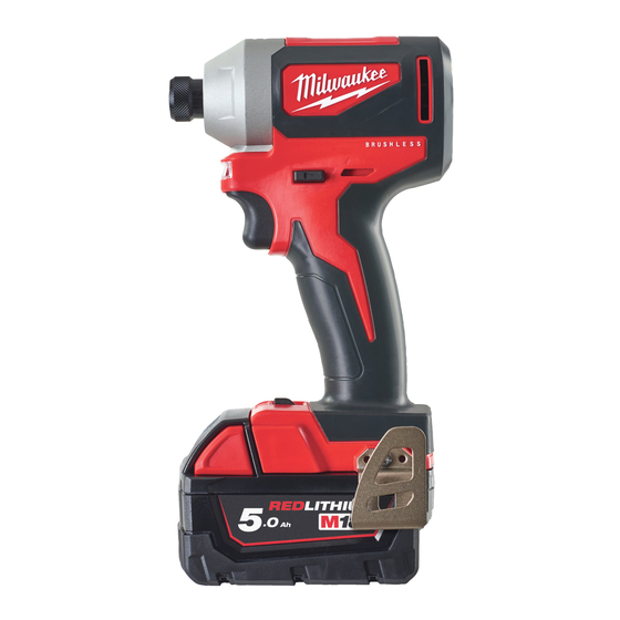 Milwaukee M18 BLID2 Notice Originale