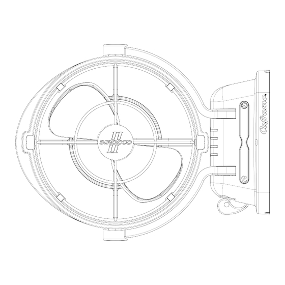 Caframo Sirocco II Instructions De Fonctionnement